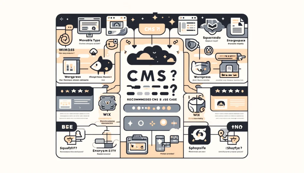 CMS選びの最適解は？用途別おすすめまとめ