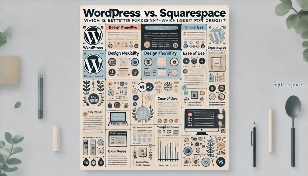 【比較2】WordPress vs. Squarespace｜デザイン性ならどっち？